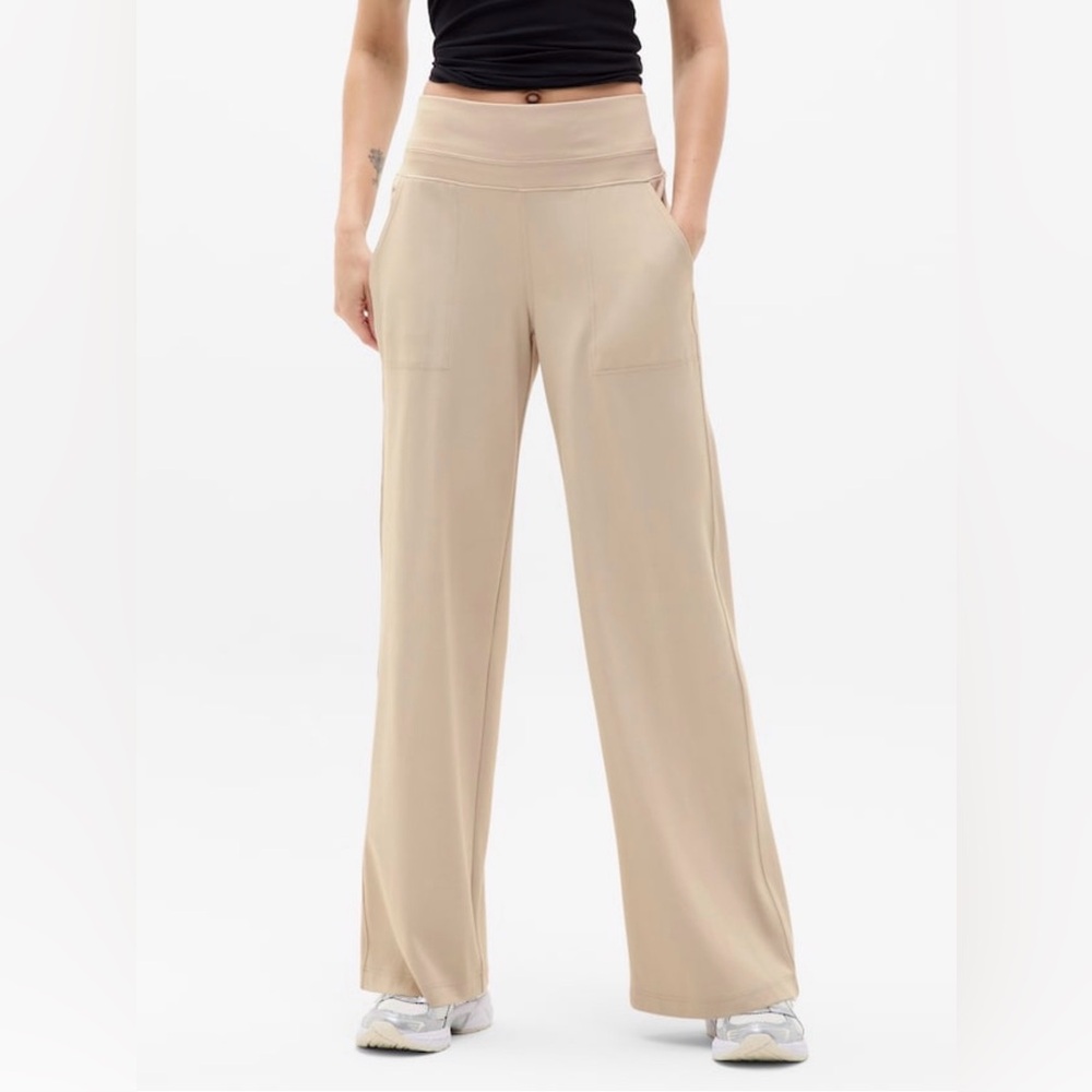 Athleta Venice Wide Leg Pants in Abalone
